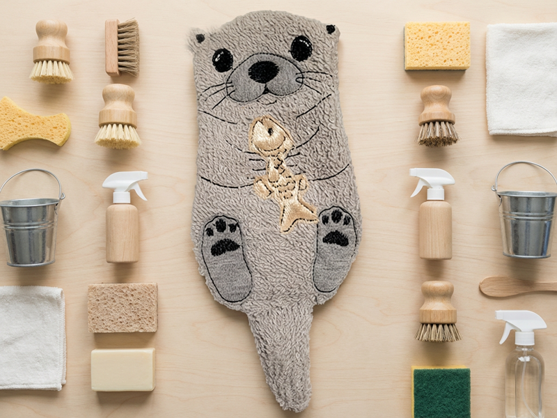 WischOtter Fensterwischer - ITH-Stickdatei